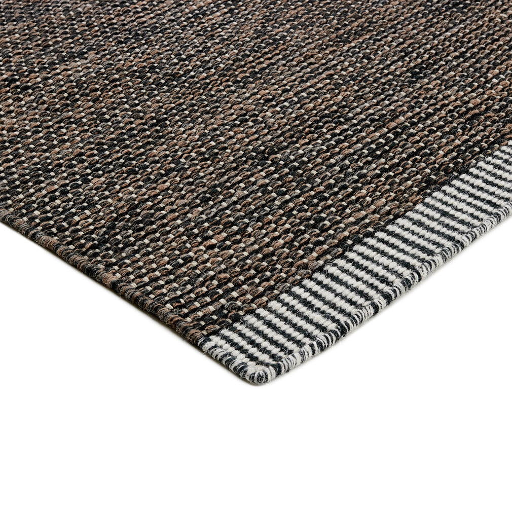 Atlas Rug Brown Black 140cm x 200cm