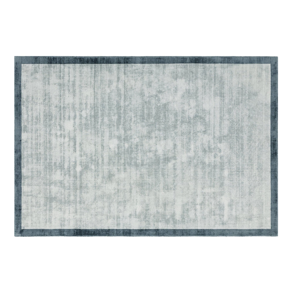 Blade Border - Rug 08 Silver/Grey