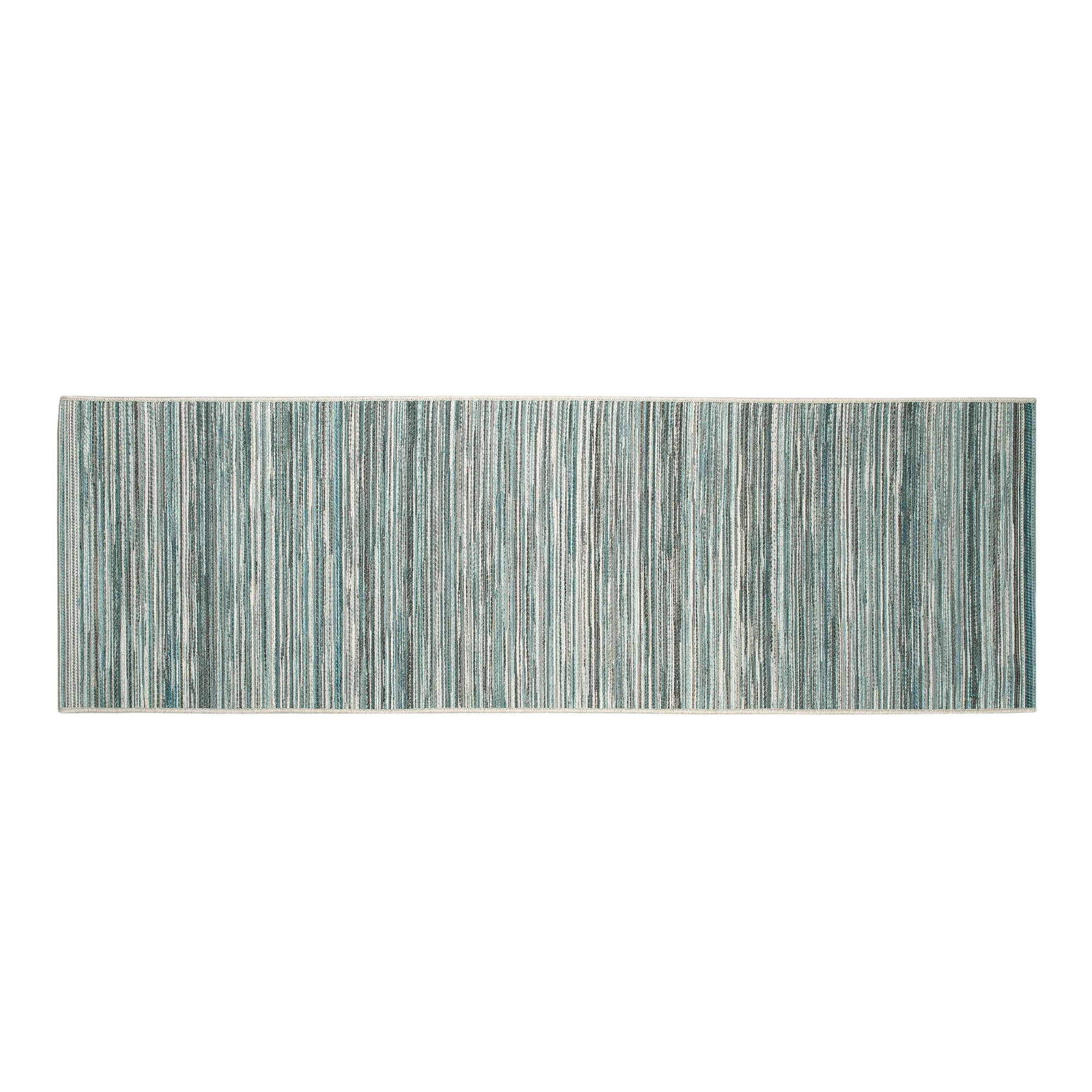 Brighton Runner Rug - 098-0122 5000-99 Teal 60cm x 200cm