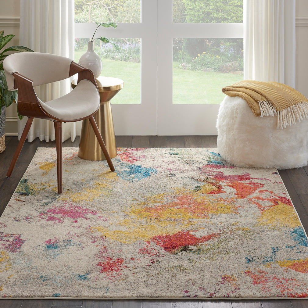 Celestial - Rug CES12 Ivory Multicolour 119cm x 180cm