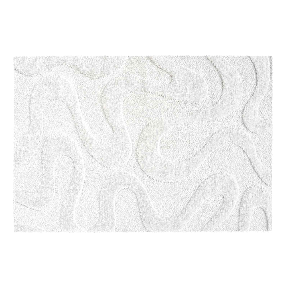 Cleo - Swirl Rug Ivory 133cm x 195cm