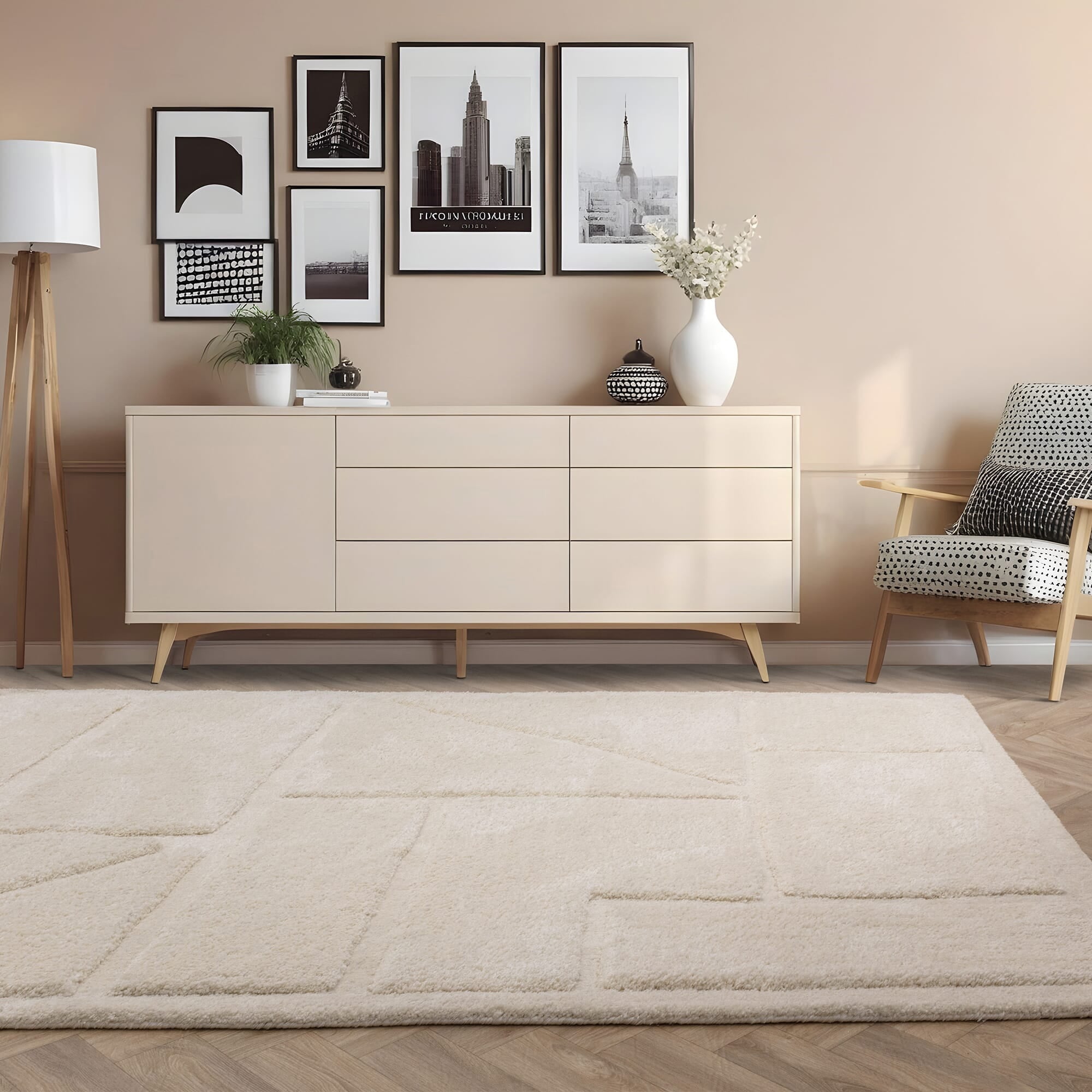 Horizon Rug - Ivory 120cm x 170cm