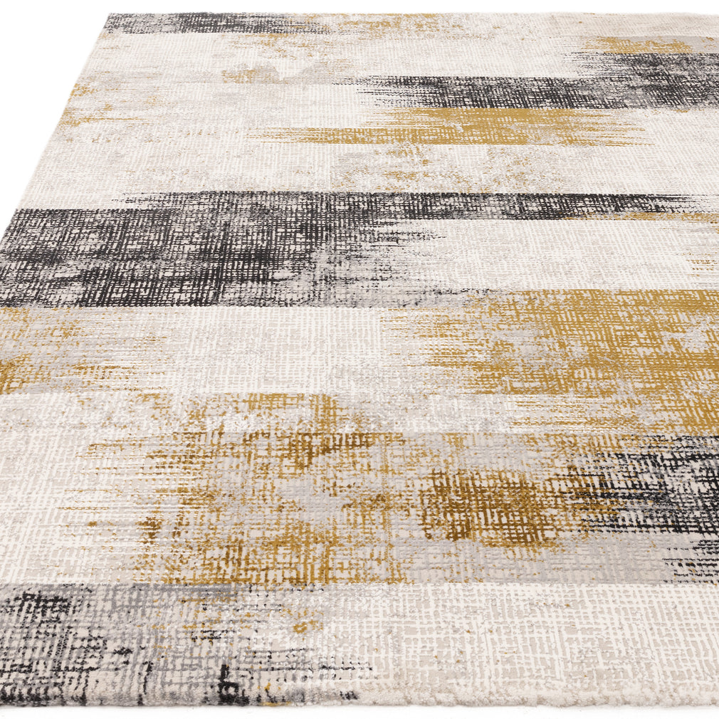 Kuza Lines Rug Gold 120cm x 170cm