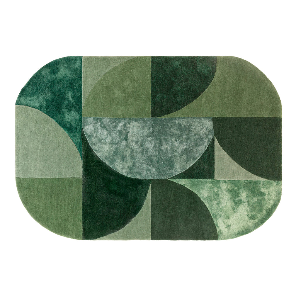 Matrix Oval Rug MAX75 Forest 160cm x 230cm