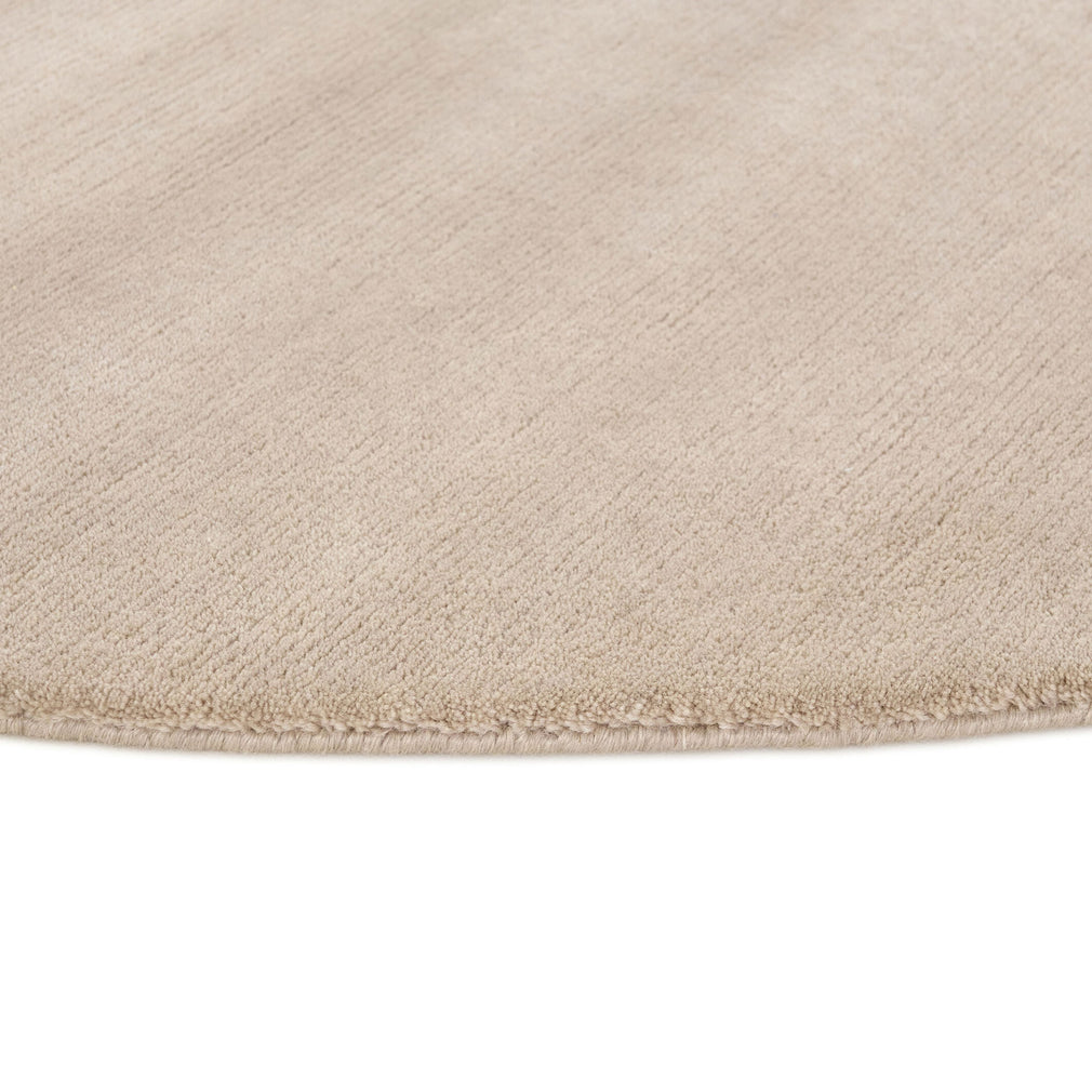 Northern Light - Wool Round Rug Oyster 150cm