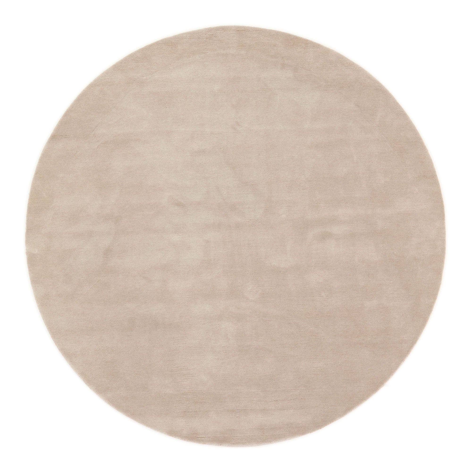 Northern Light - Wool Round Rug Oyster 200cm