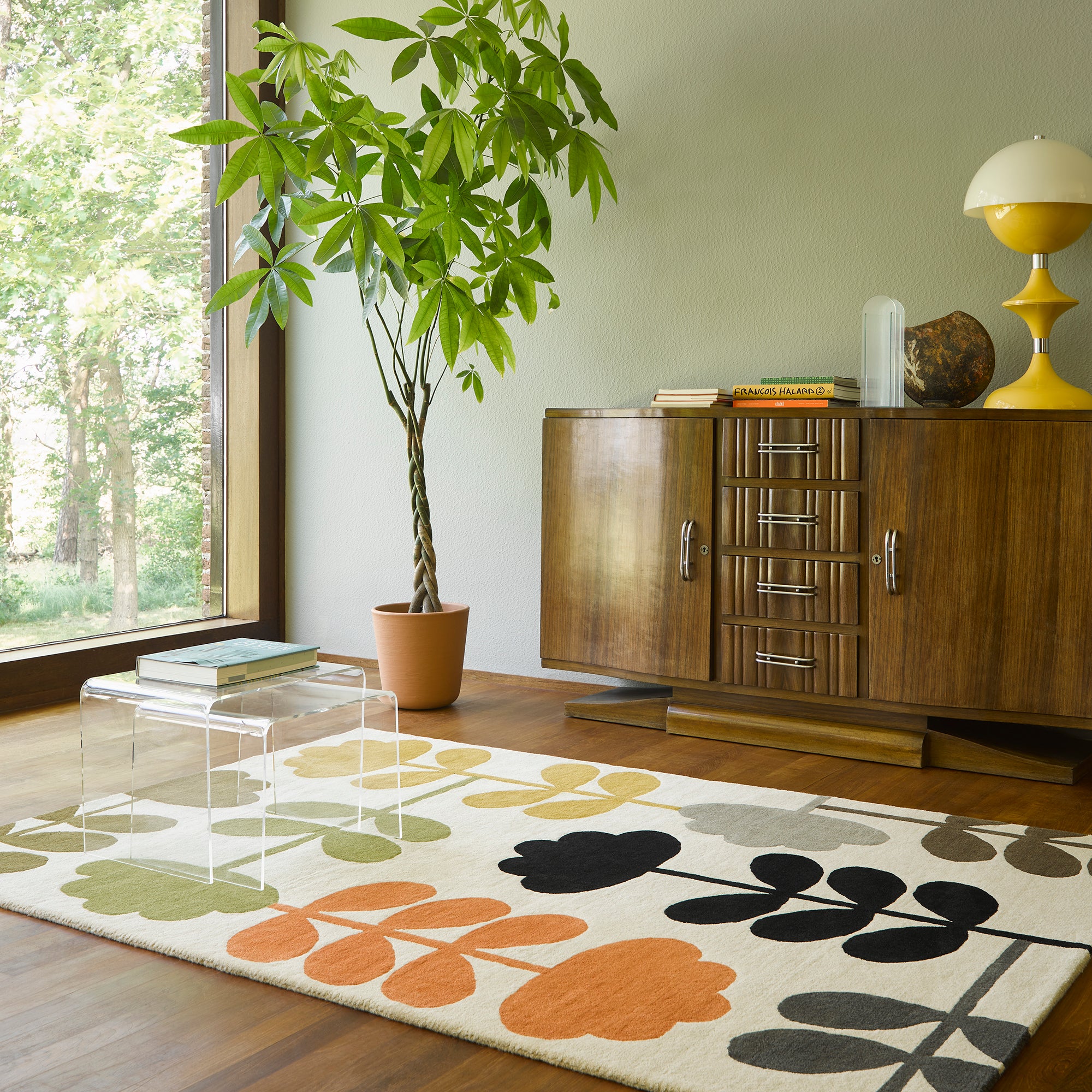 Orla Kiely Rug Cut Stem multi 061405 160cm x 230cm