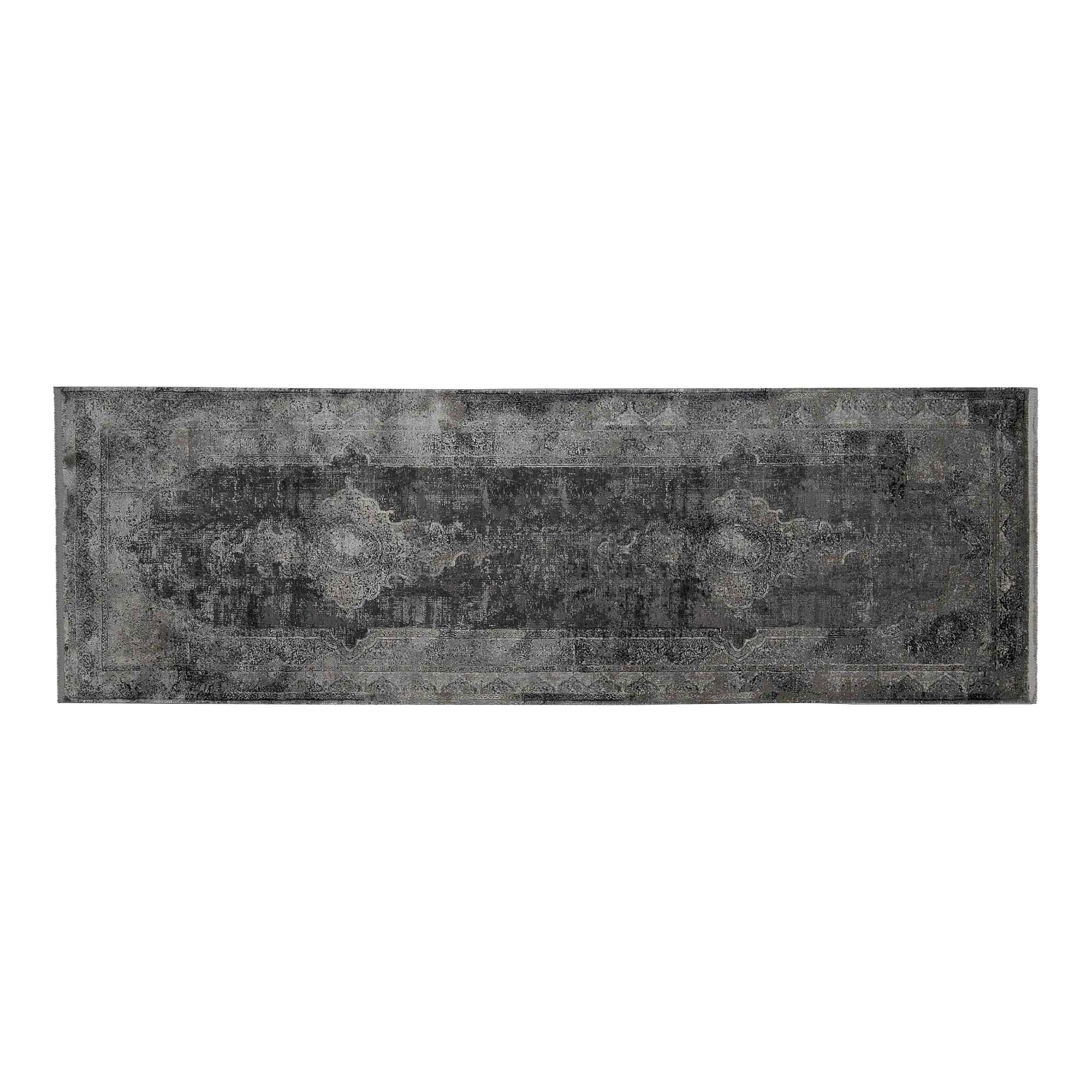 Overdyed Rug Frost Grey 80 x 240cm