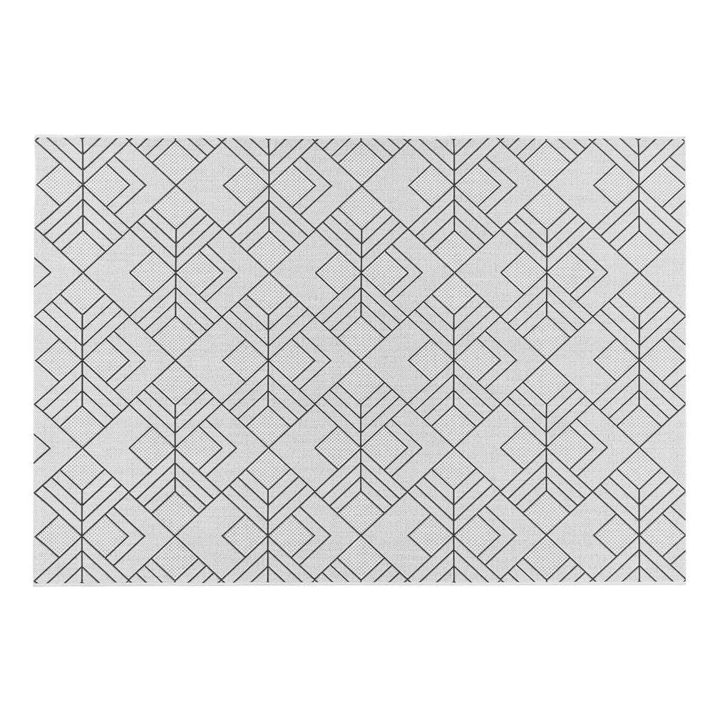 Patio Rug PAT16 Deco Ivory 80cm x 150cm