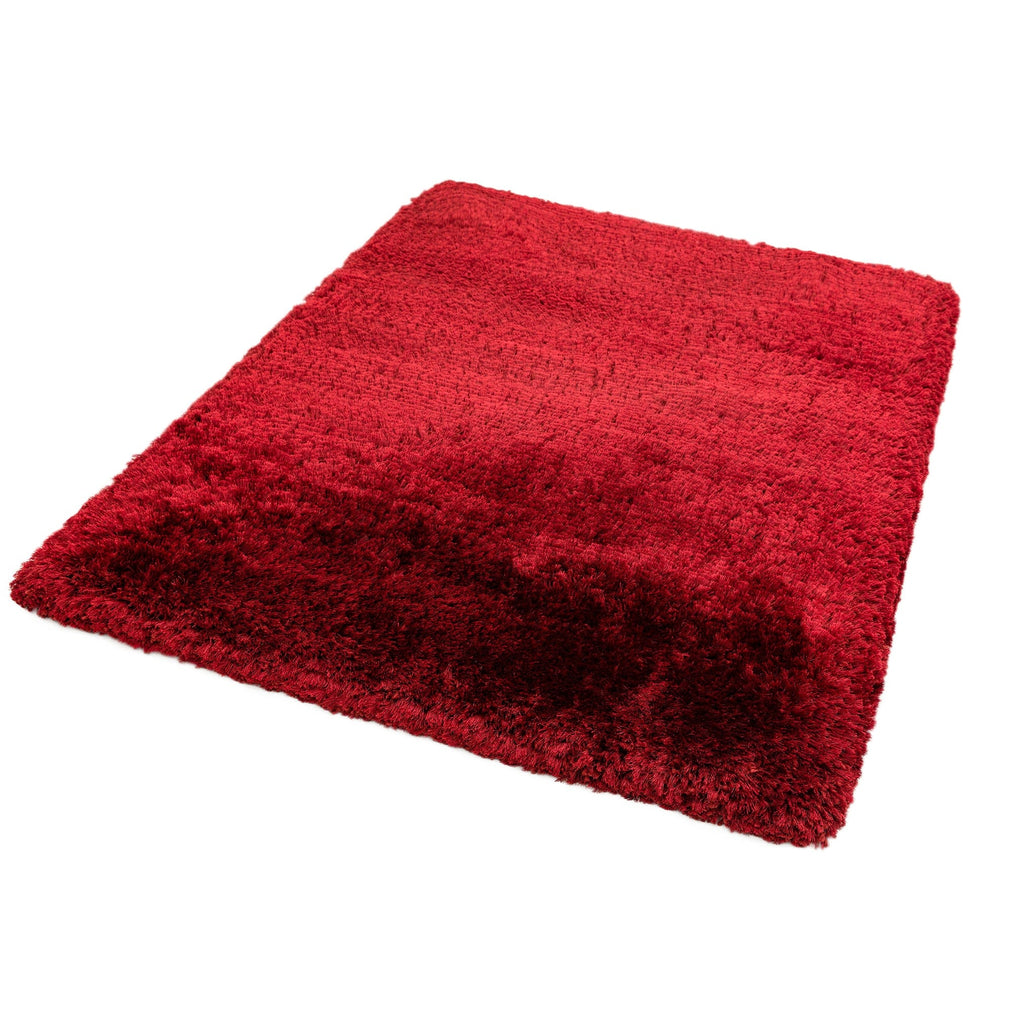 Plush Rug Red 70 x 140cm