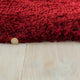 Plush Rug Red 70 X 140cm