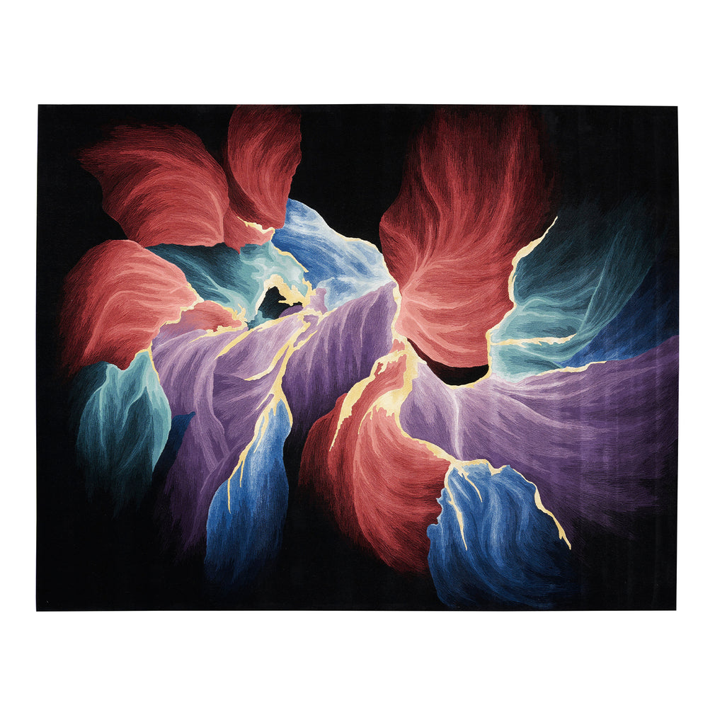 Prismatic Rug - PRS34 Black 114 x 175cm