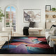 Prismatic Rug - PRS34 Black 114 x 175cm