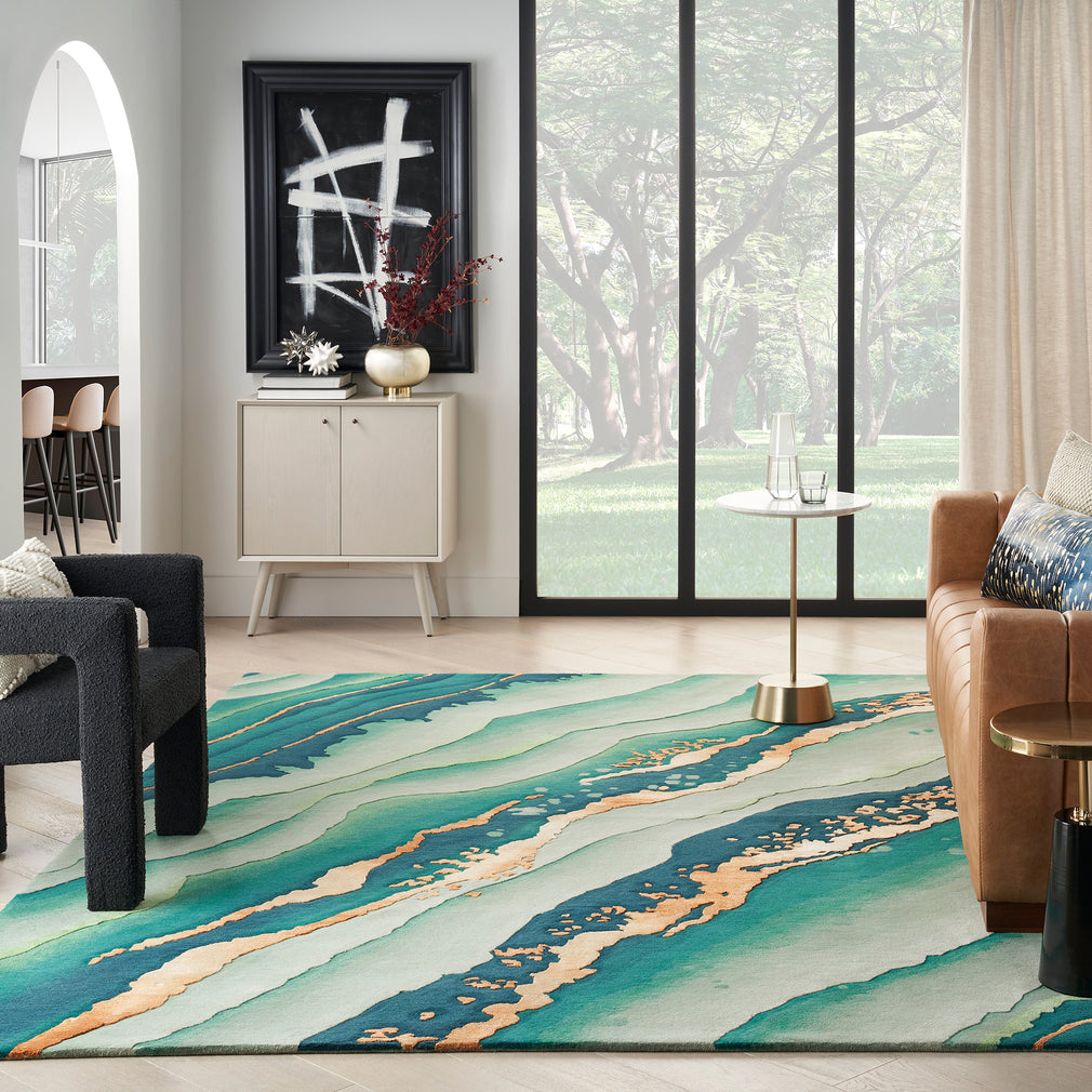 Prismatic Rug - PRS30 Emerald 114 x 175cm