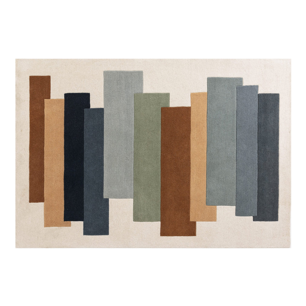 Reef Stacks - Rug Green 120cm x 170cm