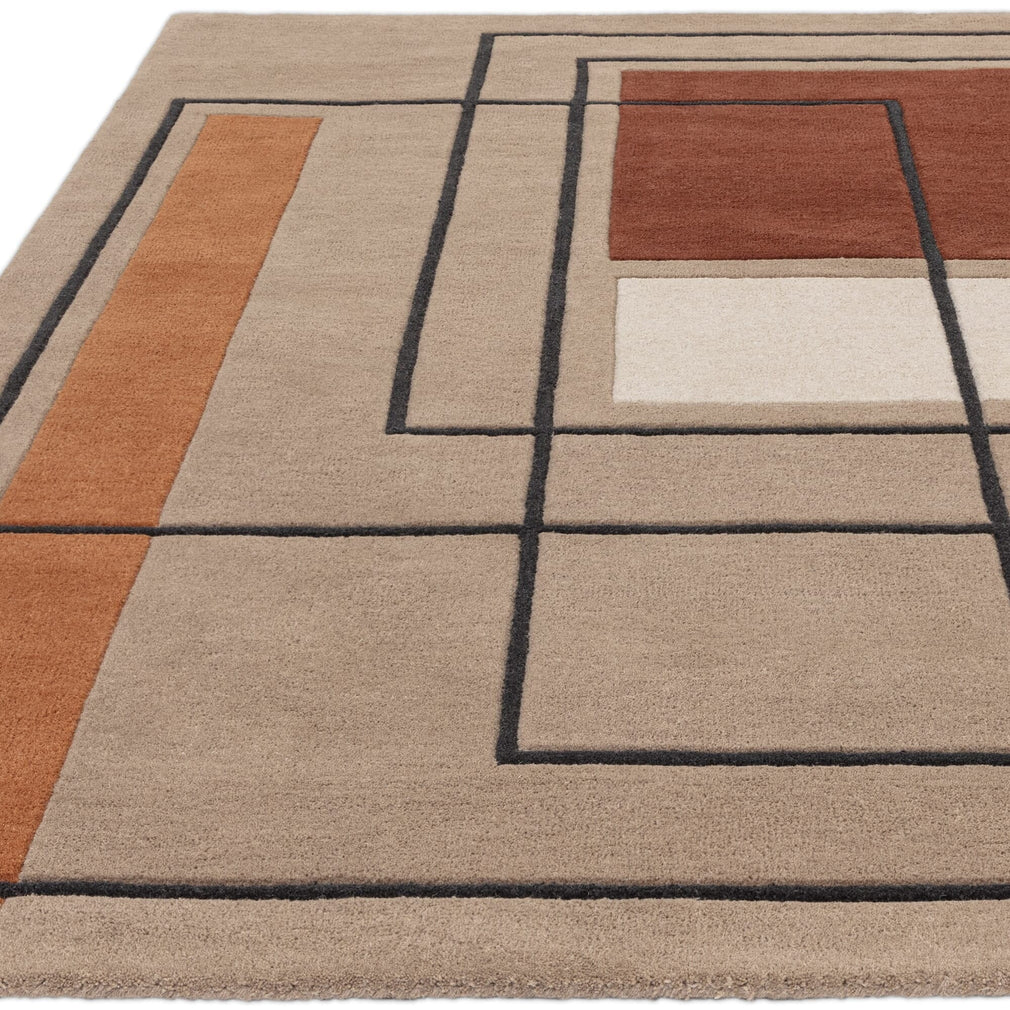 Reef Outline - Rug RF20 Terracotta 120cm x 170cm