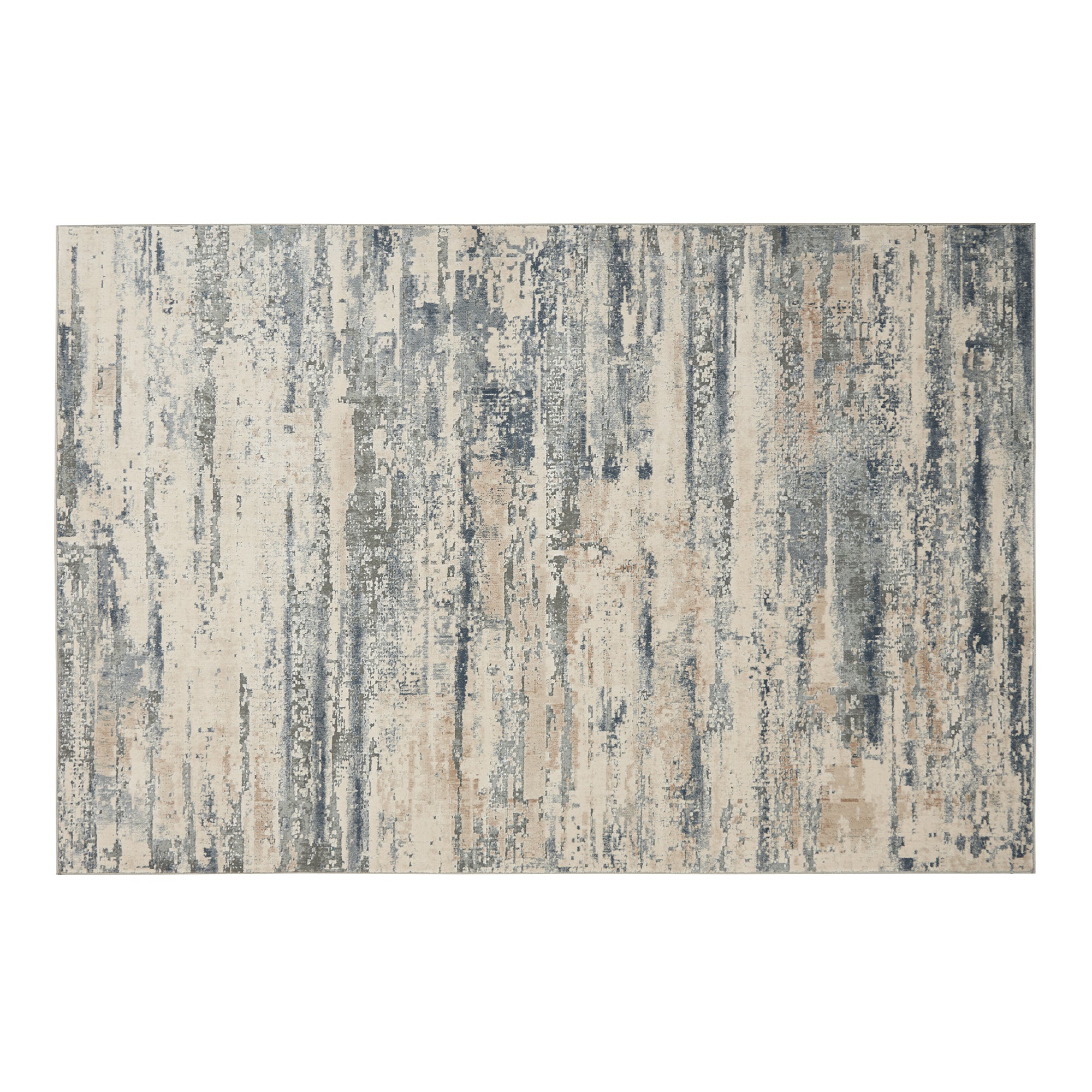 Rustic Textures - Rug RUS04 Beige/Grey 120cm x 180cm