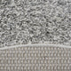 Twilight - Rug White Silver 120cm Circle