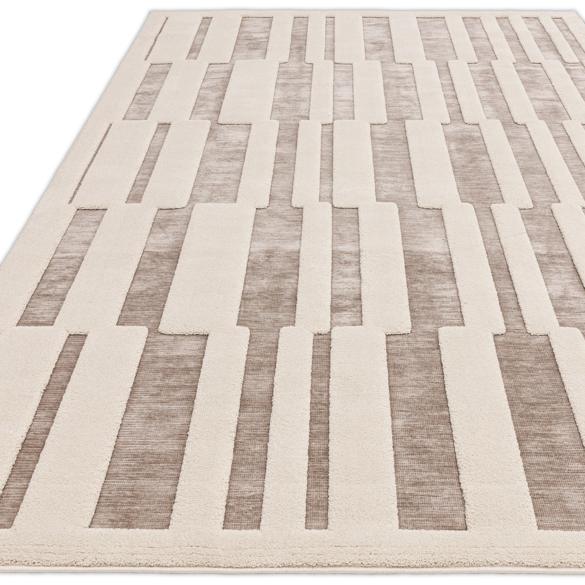 Valley Rug - Natural Ivory Tile 200cm x 290cm