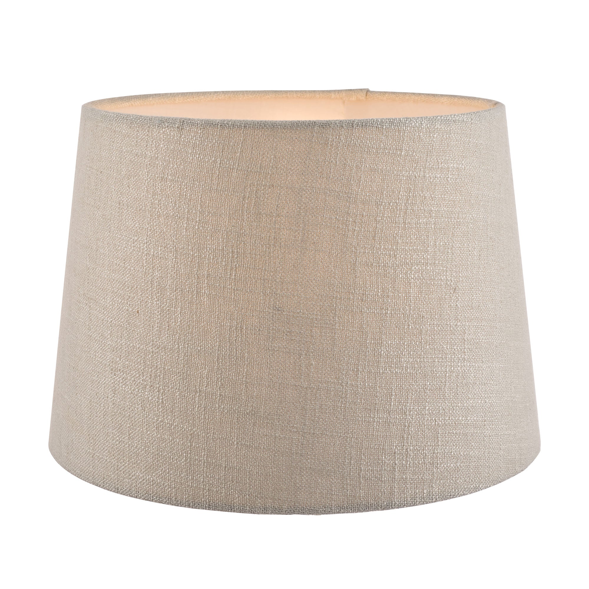 Laura Ashley Bacall Linen Empire Drum Shade Silver 20cm/8 inch