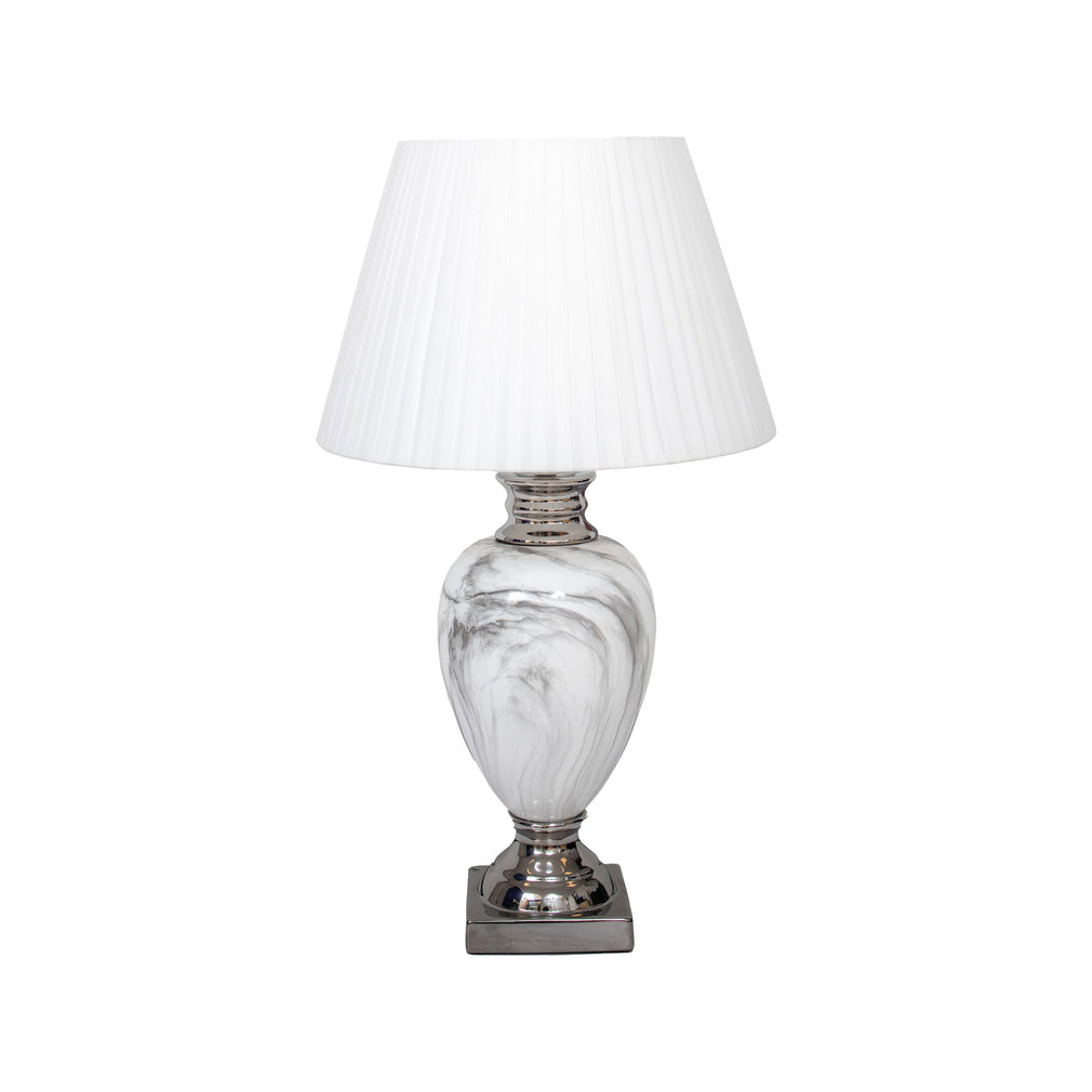 Brigit - White Table Lamp Medium