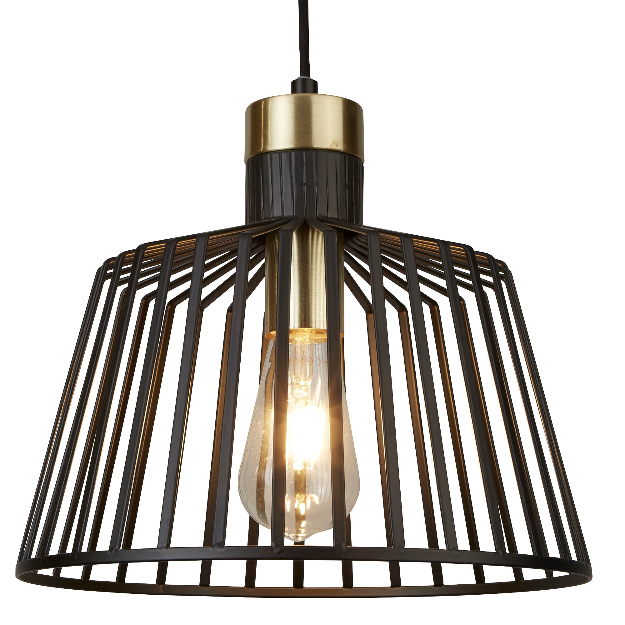 Crate Black Pendant Large