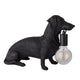 Dachshund Lamp Black