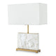 Eichholtz Newton - Small Table Lamp White Marble/Antique Brass