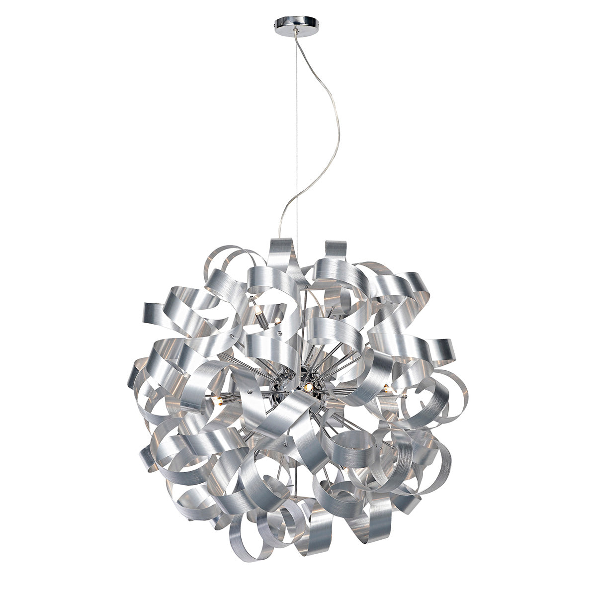 Papardalle 12 Light Pendant Aluminium