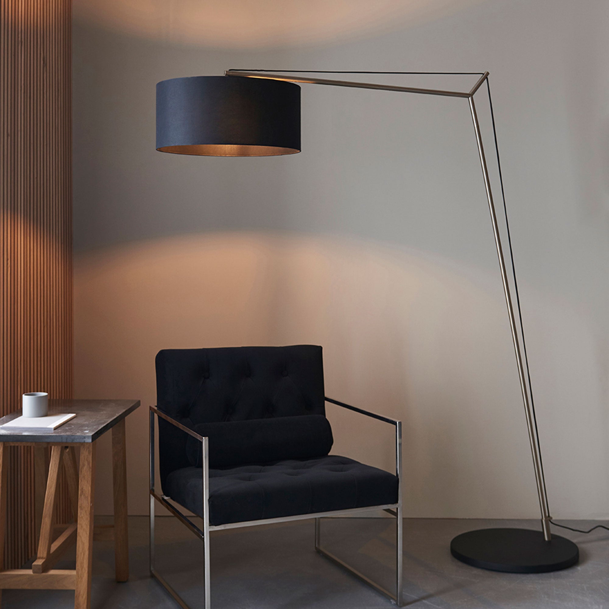 Swing Floor Lamp Matt Nickel