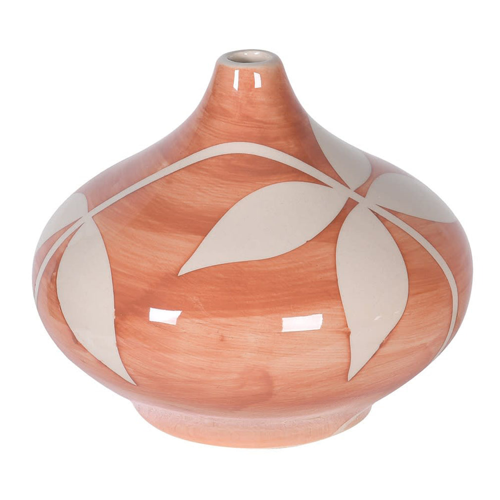 Grace - Peach Flower Vase Small