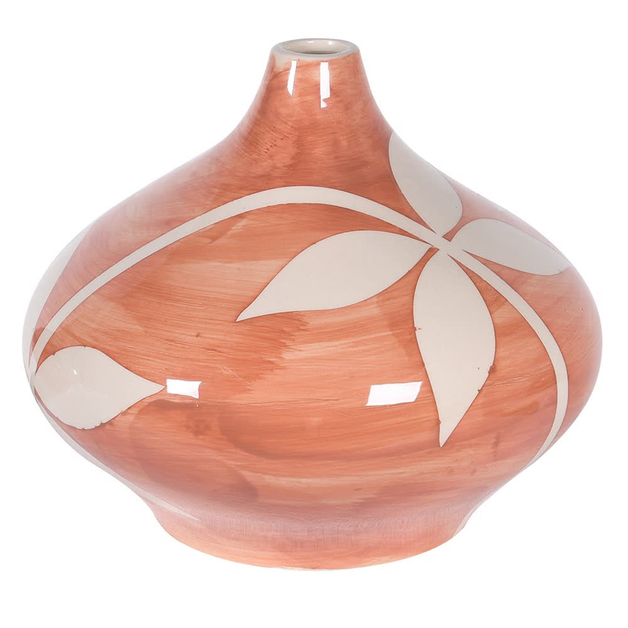Grace - Peach Flower Vase Large