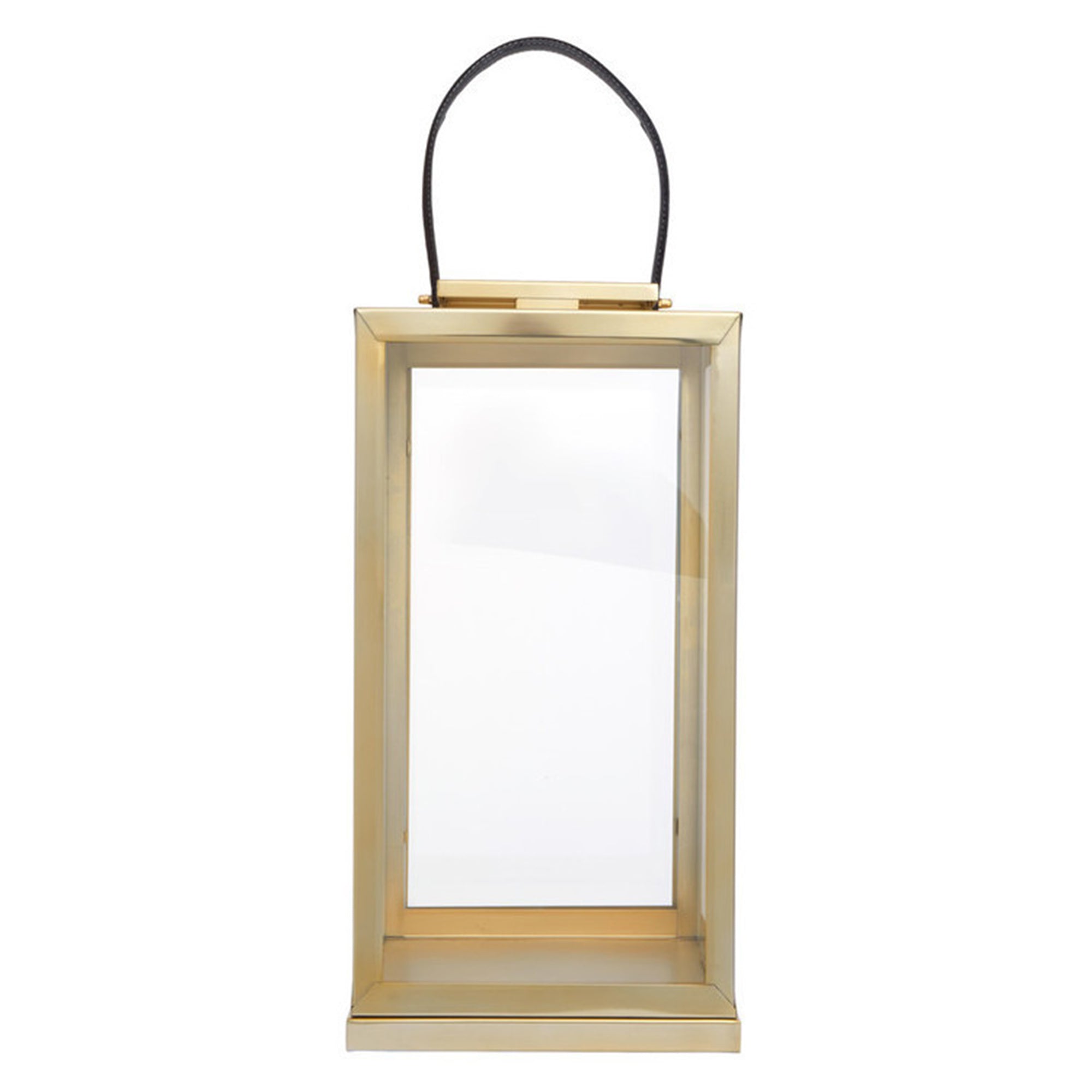 Herber Lantern with Leather Handle Large