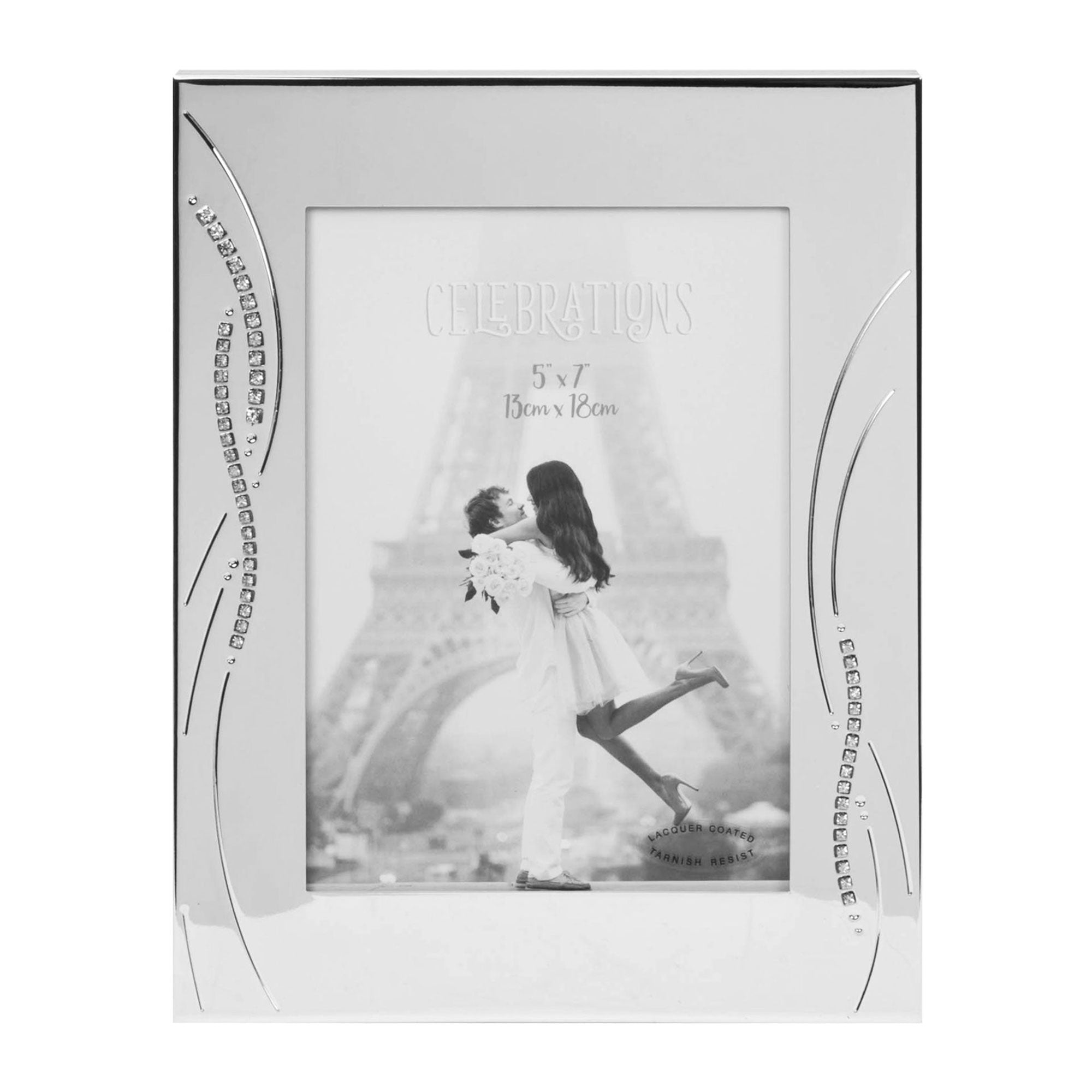 Merry Crystal Photo Frame 5x7