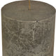 Ombre Pillar Candle Black & Gold