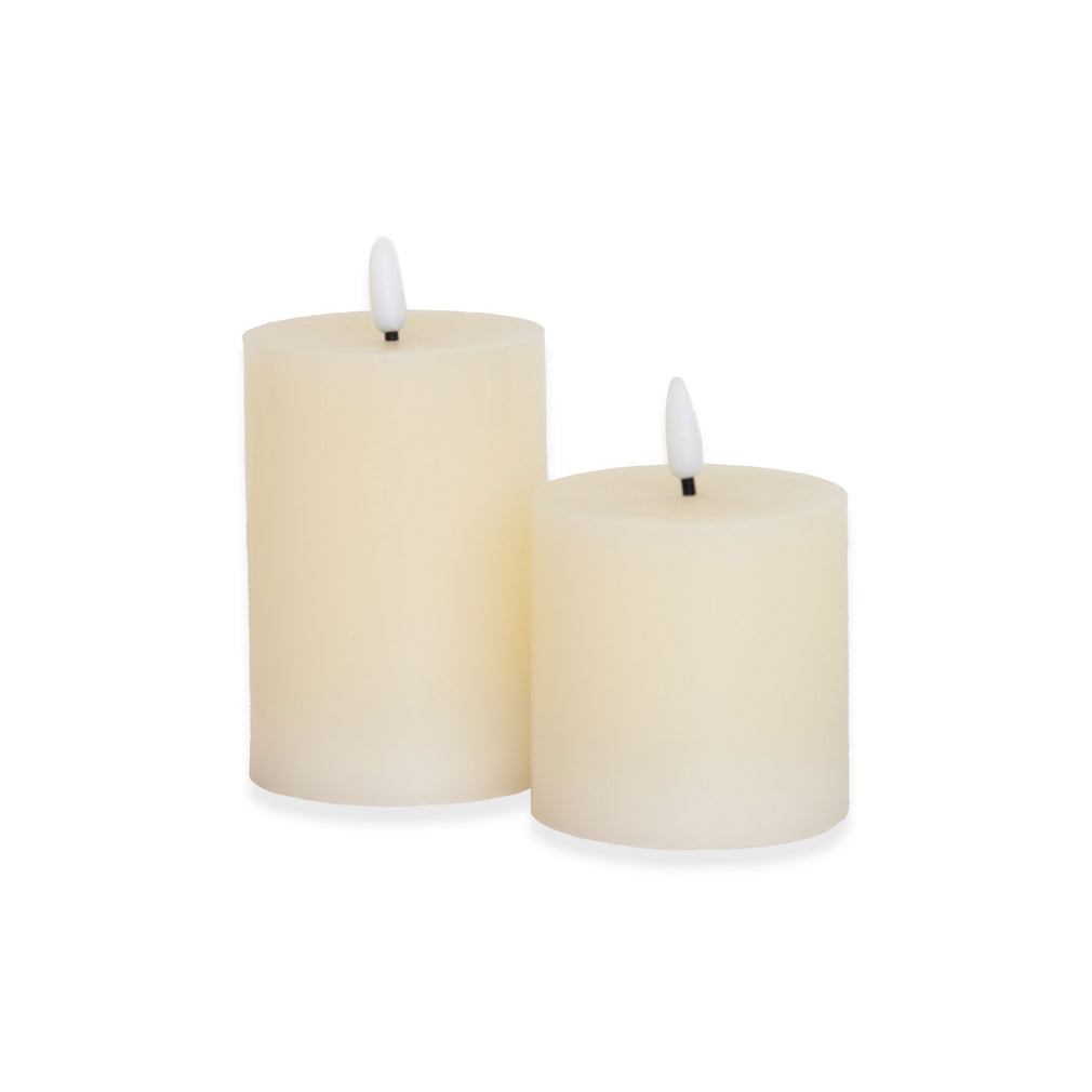 Real Wax - Cream LED Candle Small