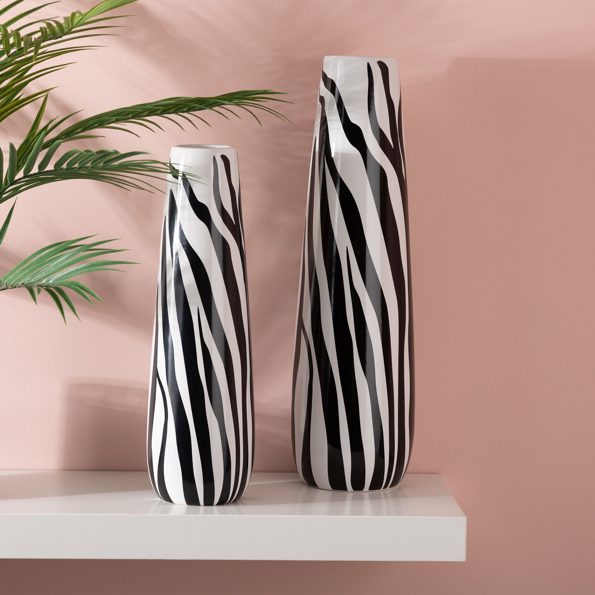 Zebra Print Vase Large