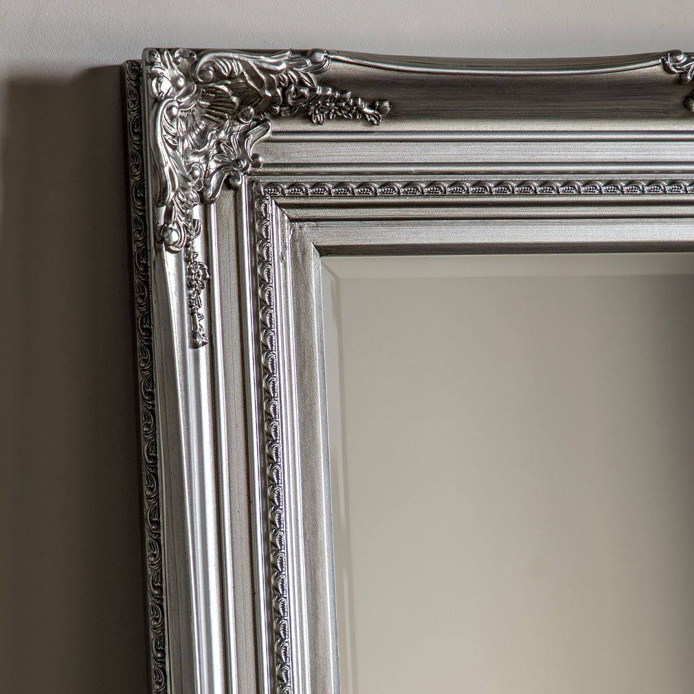 Chantilly Swept Mirror Silver 171x85cm (WG)