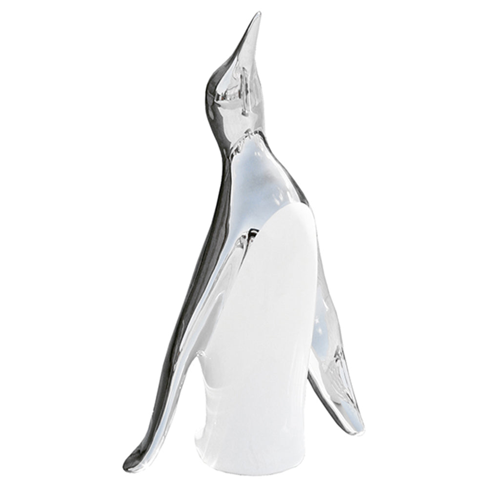 Silver Ceramic Penguin 20x9.2x34.5cm