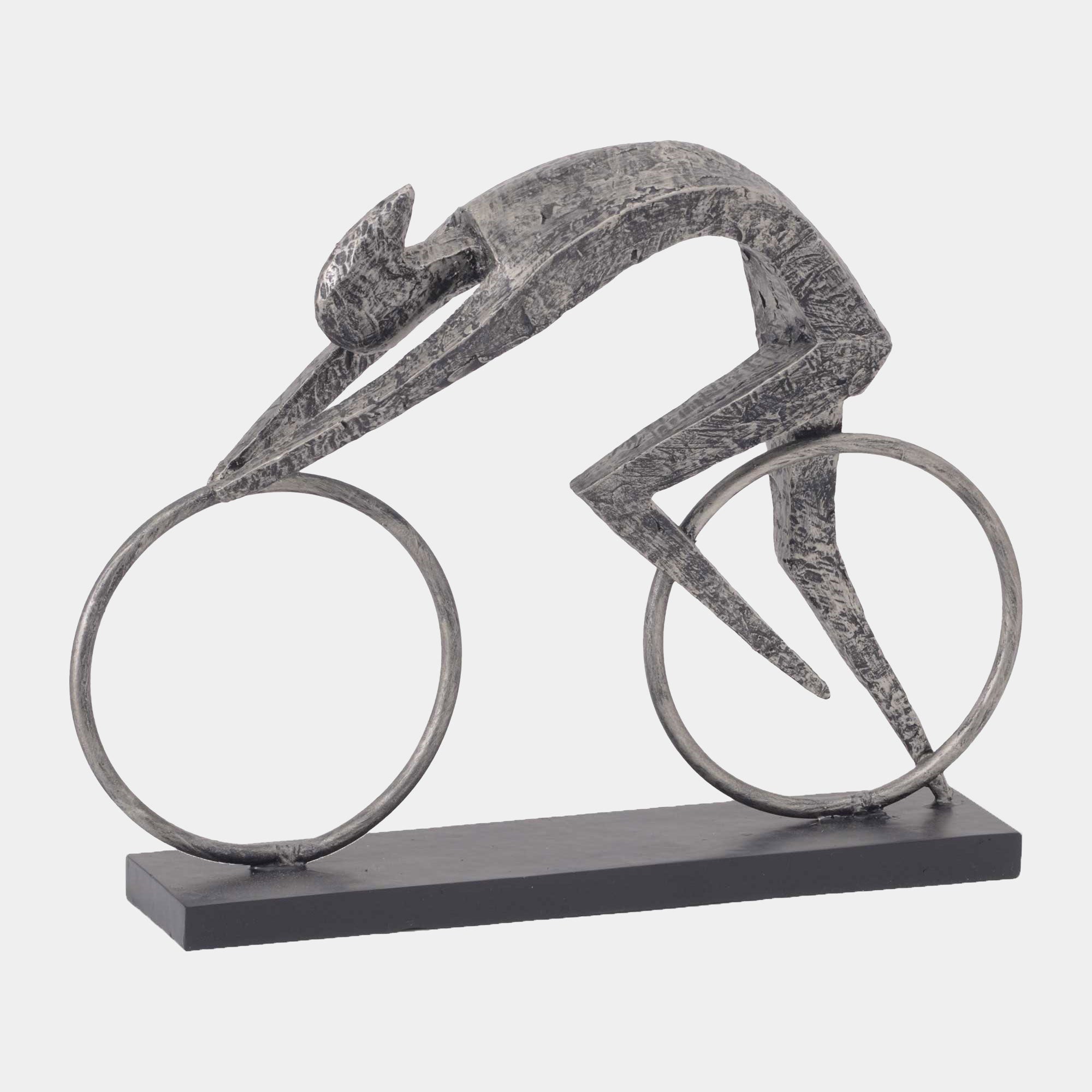 Abstract Cyclist Sculpture  (BO)