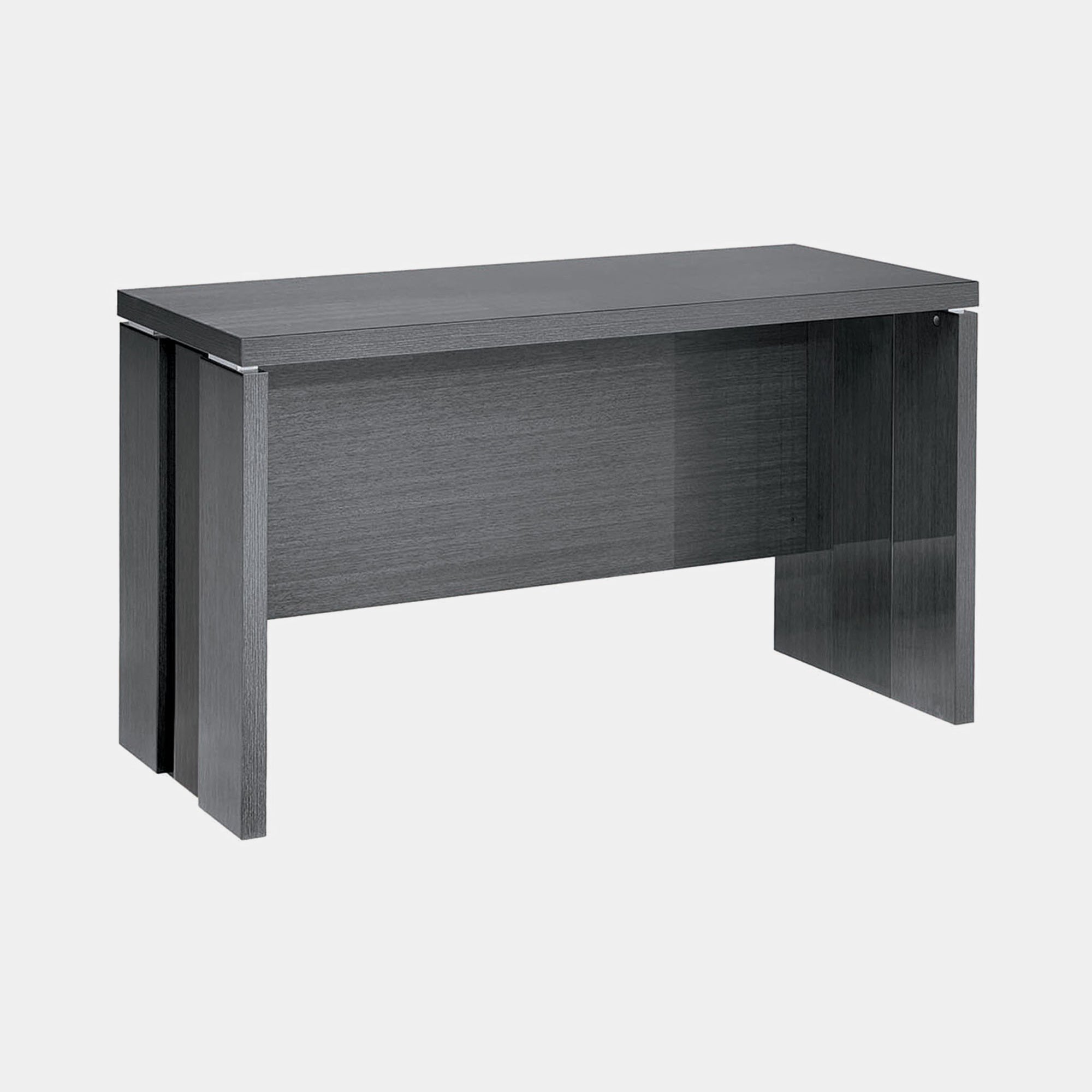 120cm Desk Gray Koto High Gloss (Self Assembly Required)