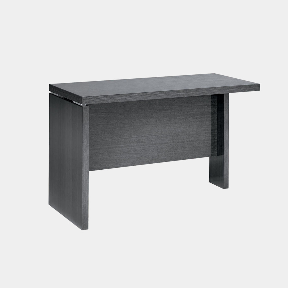 Return Desk Gray Koto High Gloss (Self Assembly Required)