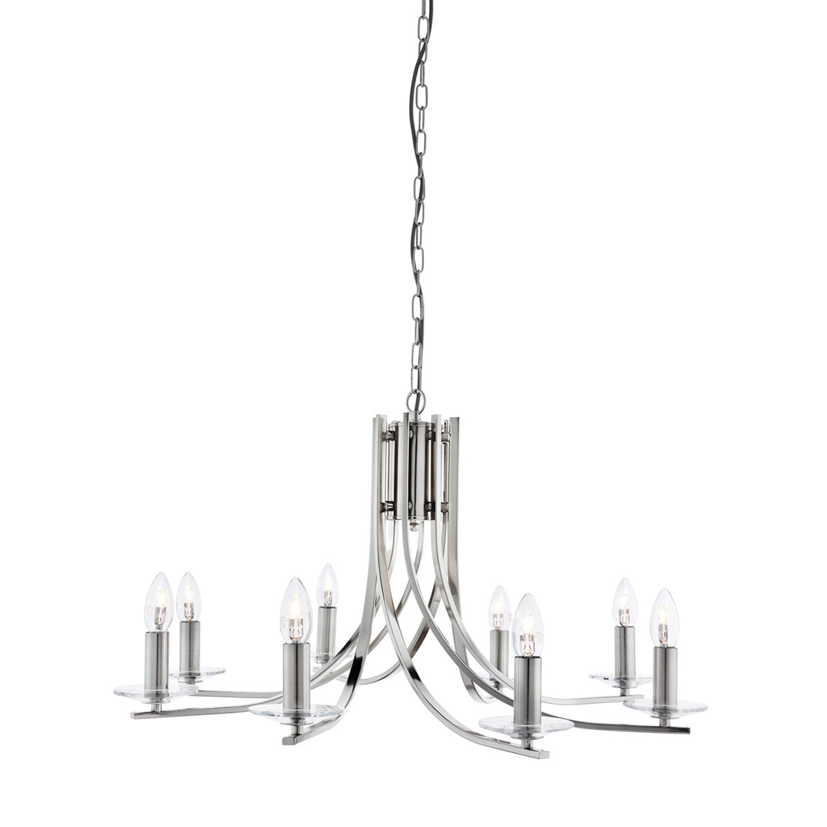 Flow 8 Light Satin Silver