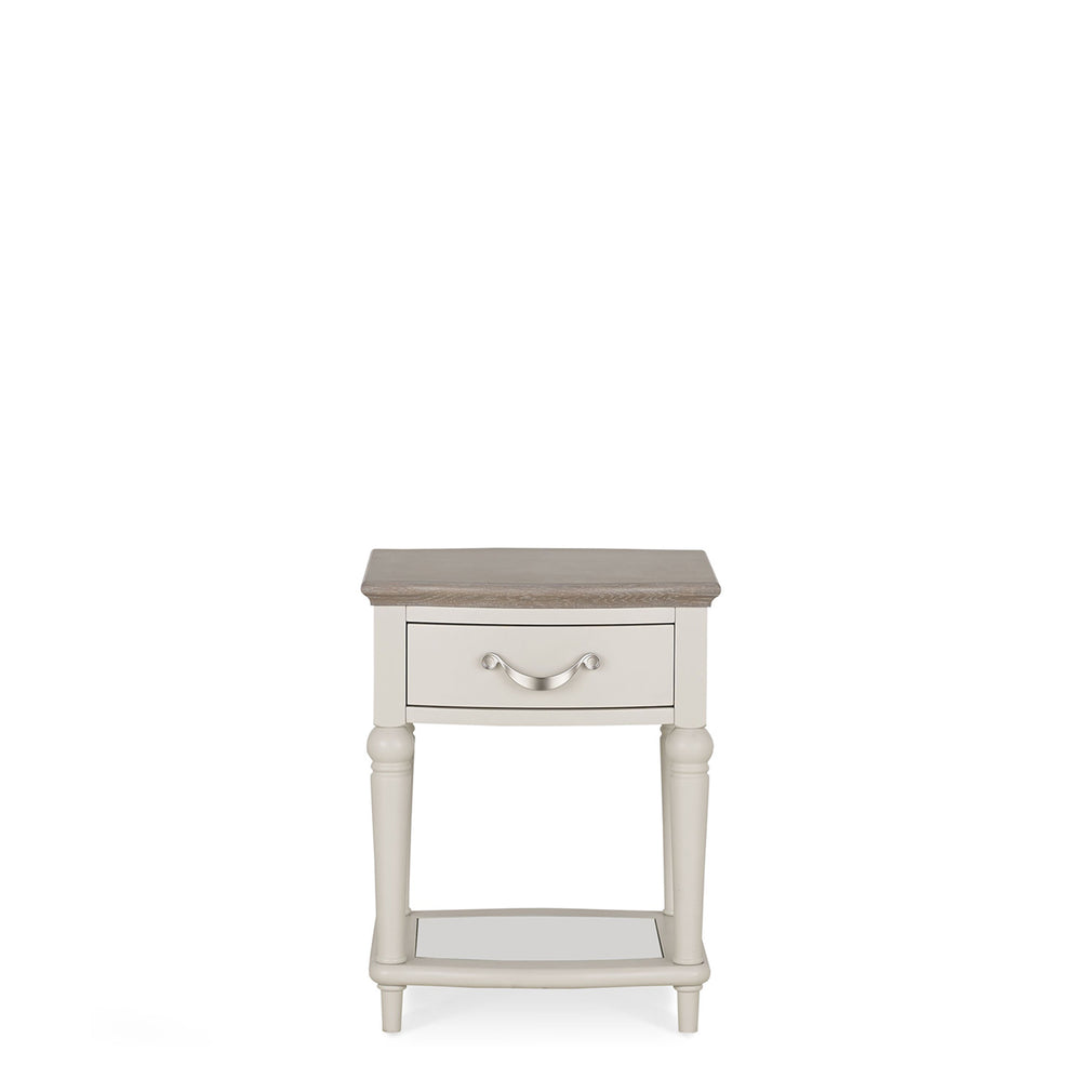 Chateau - Grey Washed Oak & Soft Grey Lamp Table