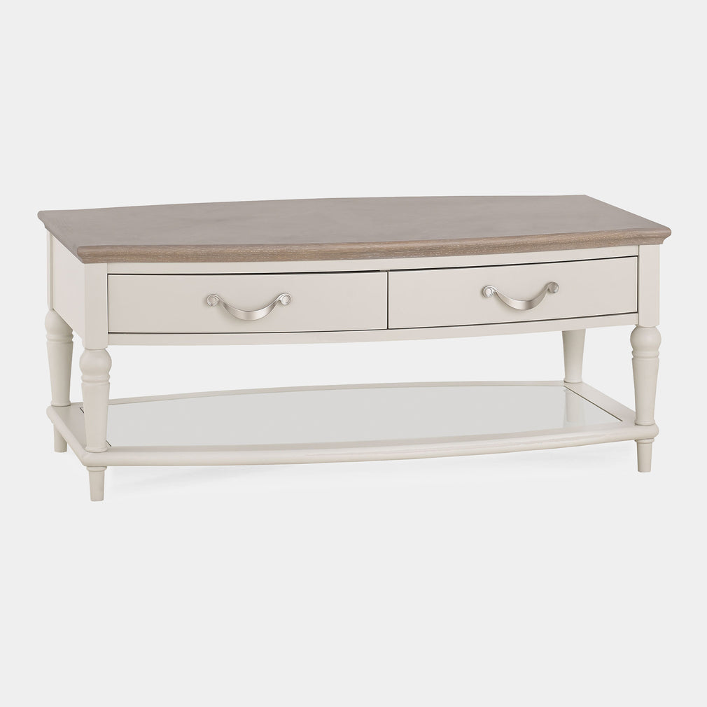 Chateau - Grey Washed Oak & Soft Grey Coffee Table