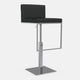 CS/1394-LH Even Plus Stool With P77 Chrome Frame & Leather Seat