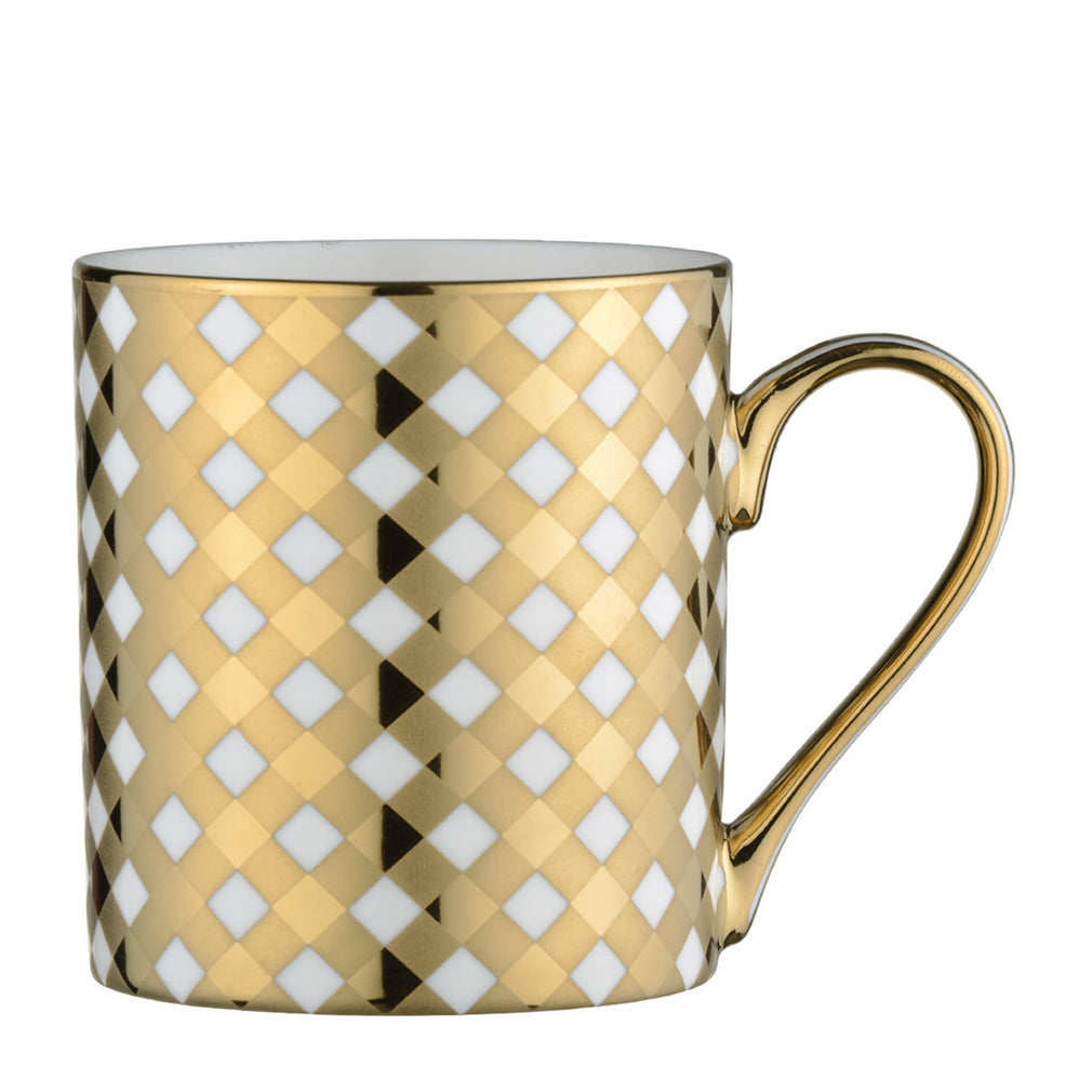 Tartan Mug Gold