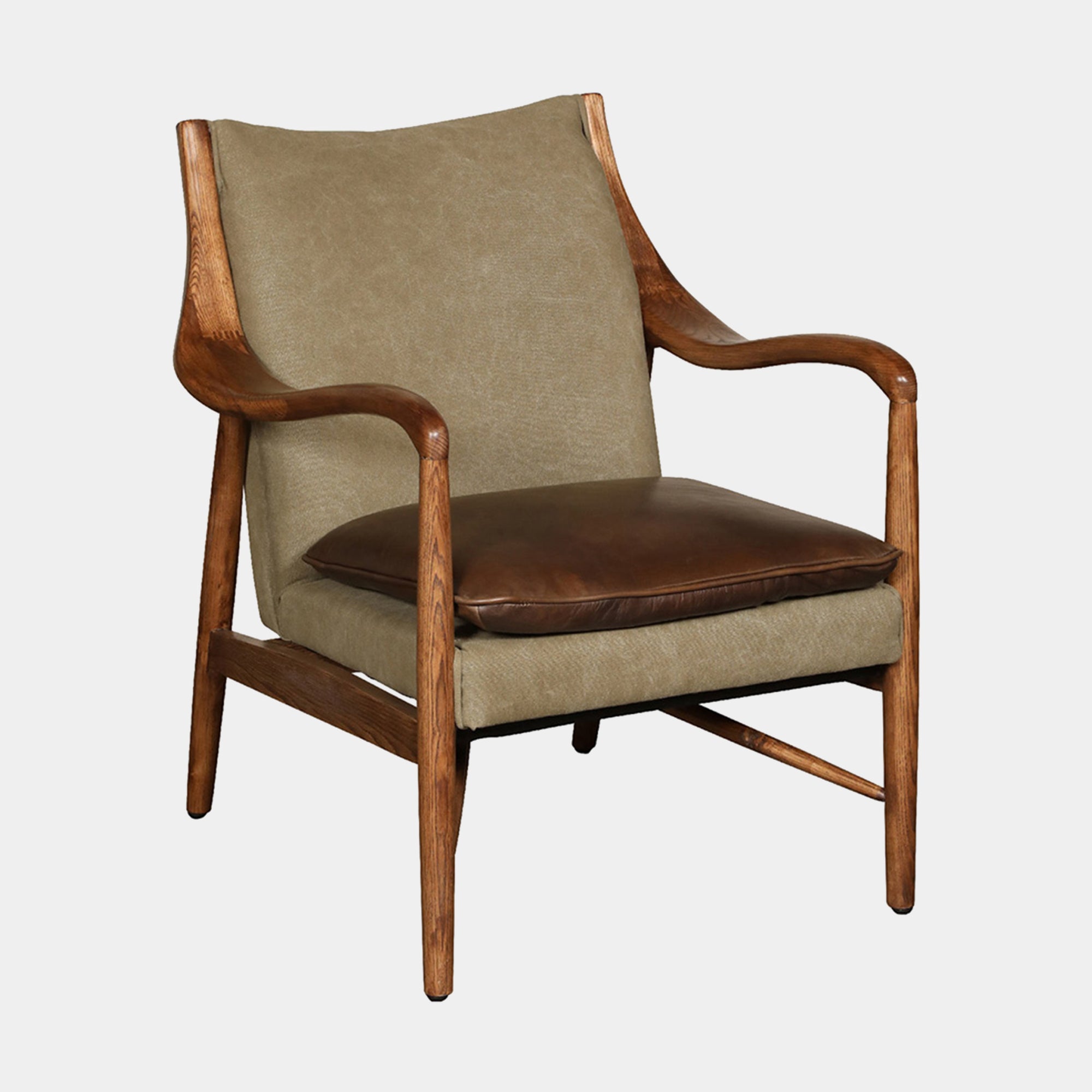 Leisure Chair In Waxed Leather