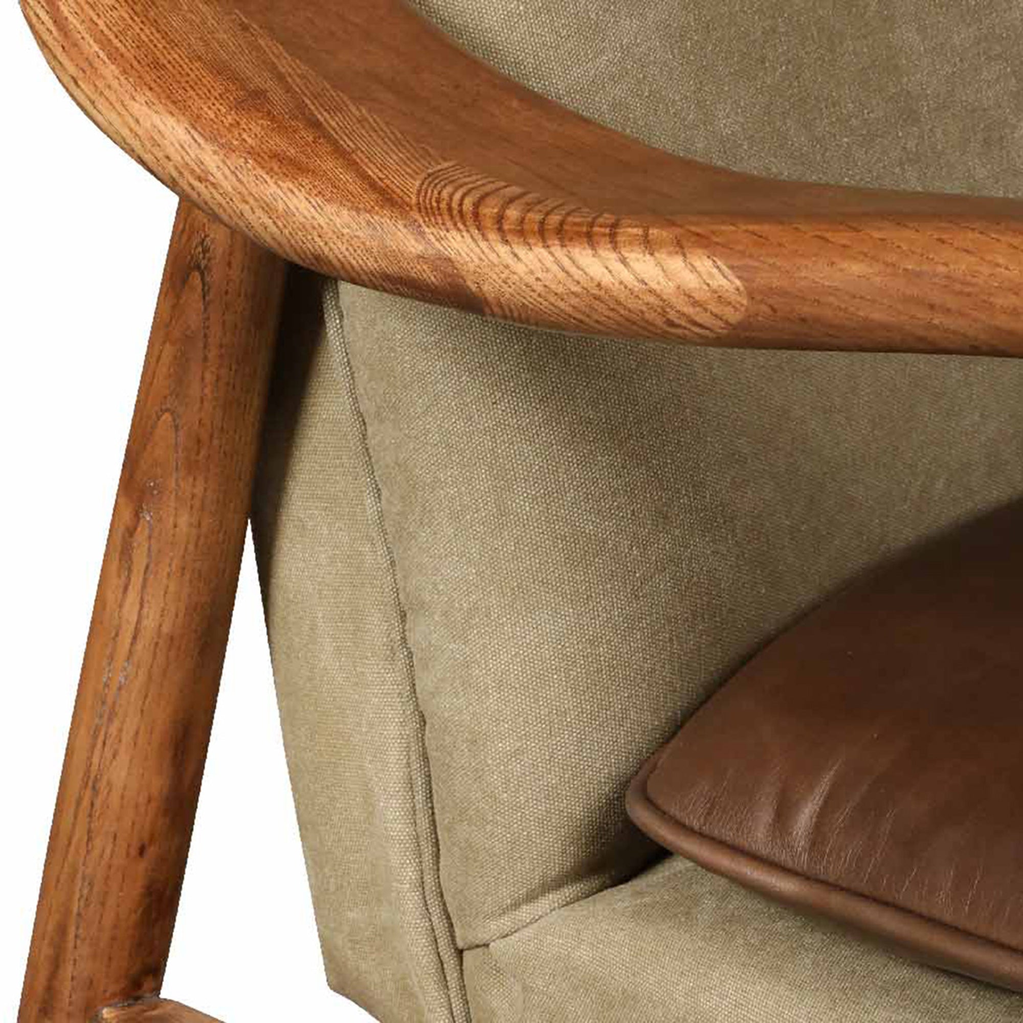 Leisure Chair In Waxed Leather