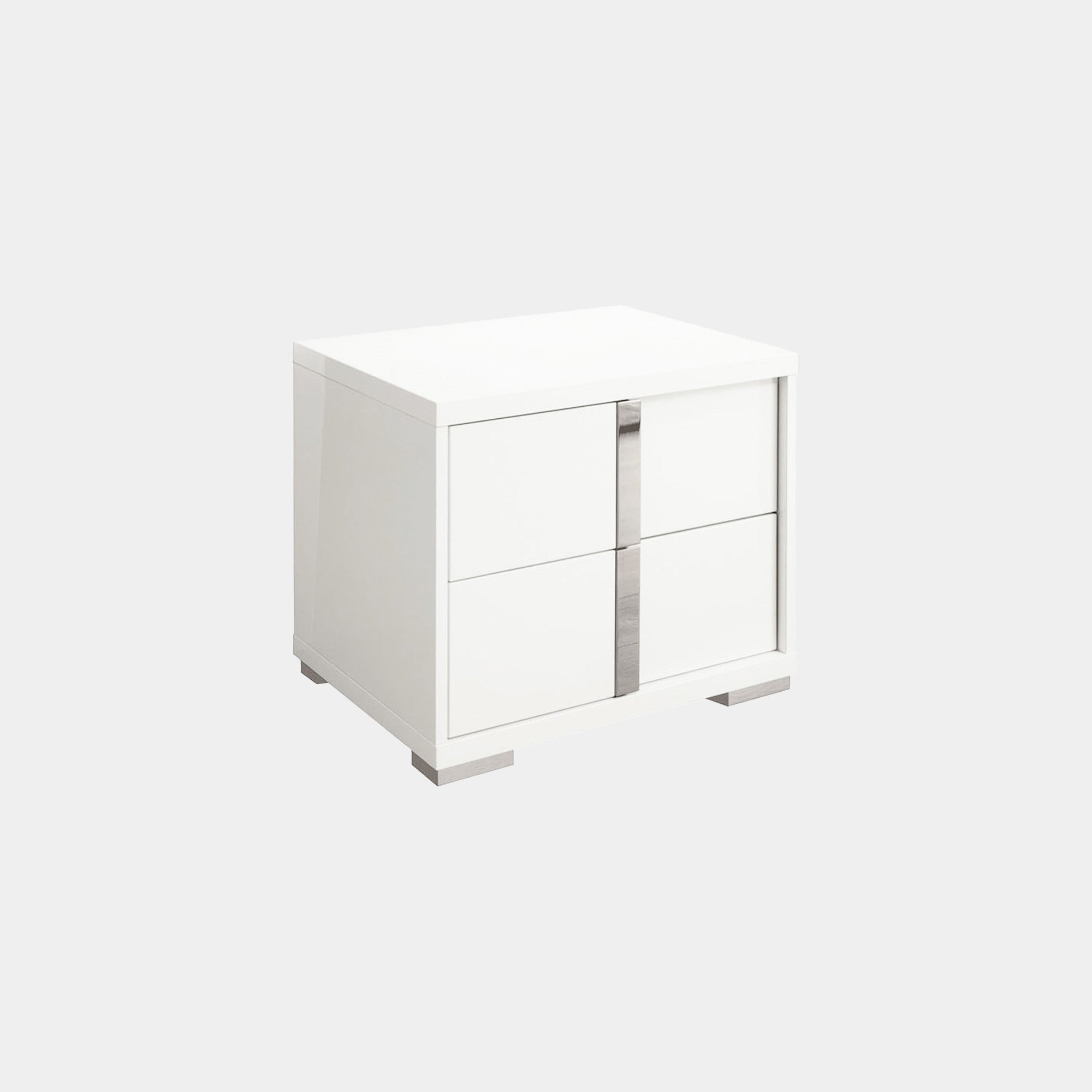 Left Night Stand In White High Gloss